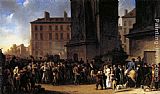 Departure Canvas Paintings - Departure of the Conscripts in 1807